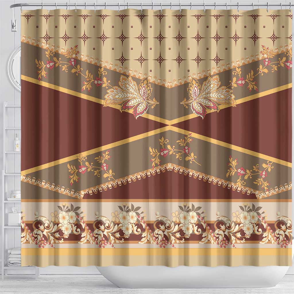 Mughal Empire Motif Unique Shower Curtain
