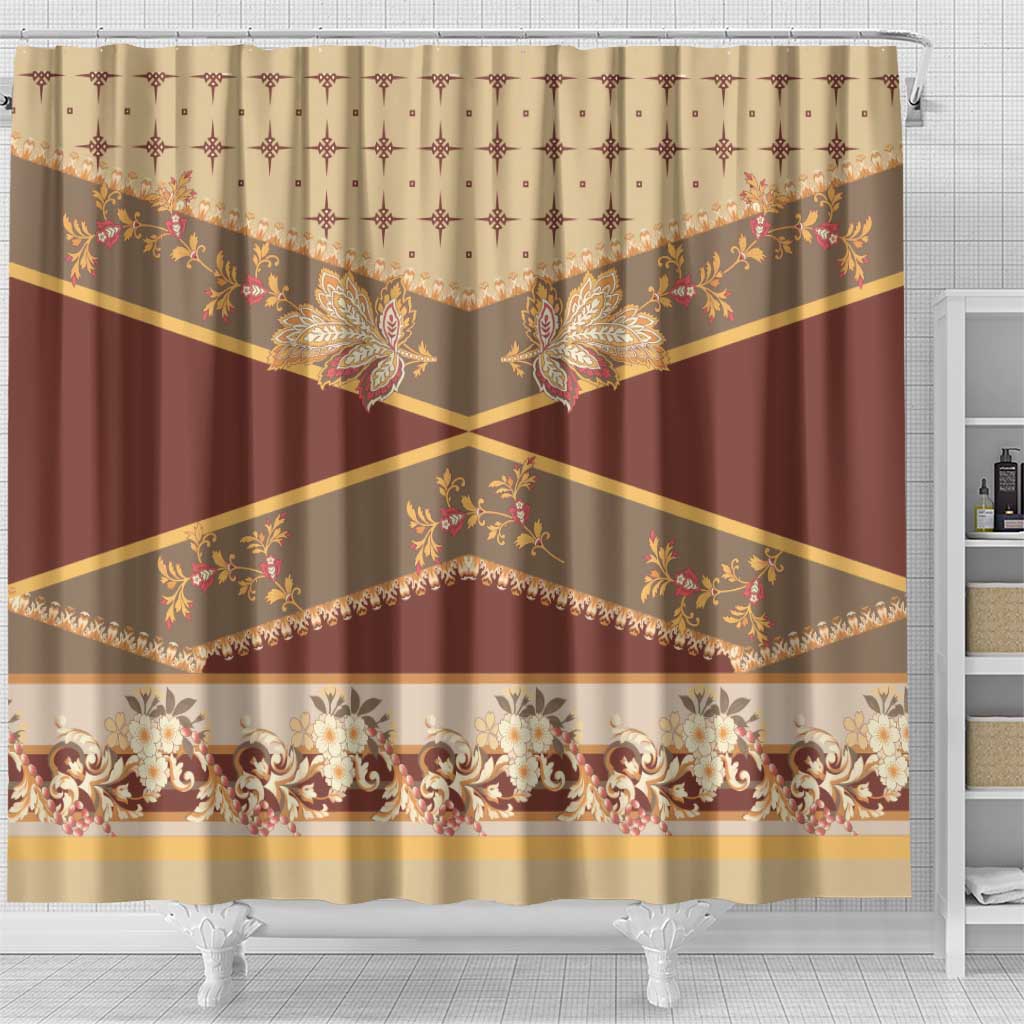Mughal Empire Motif Unique Shower Curtain