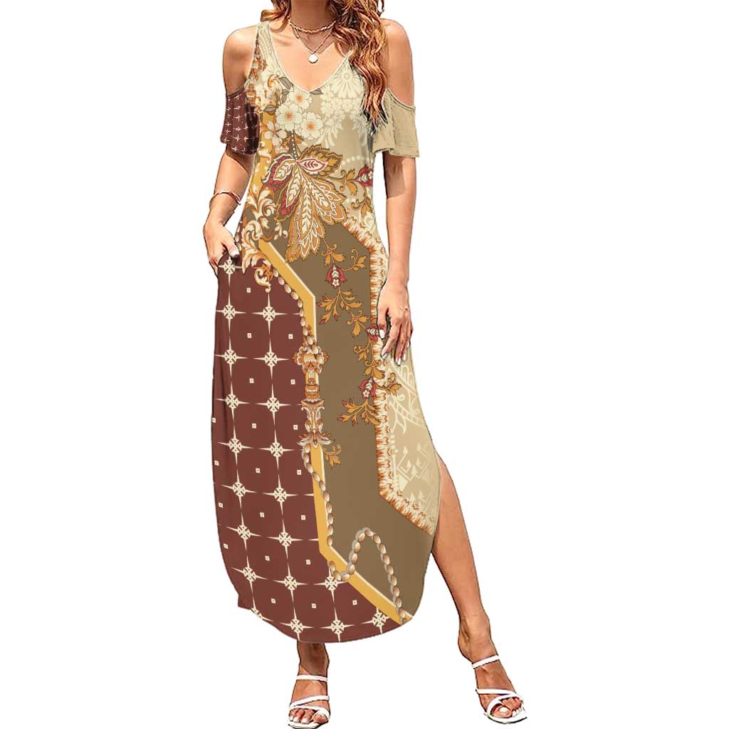 Mughal Empire Motif Unique Summer Maxi Dress