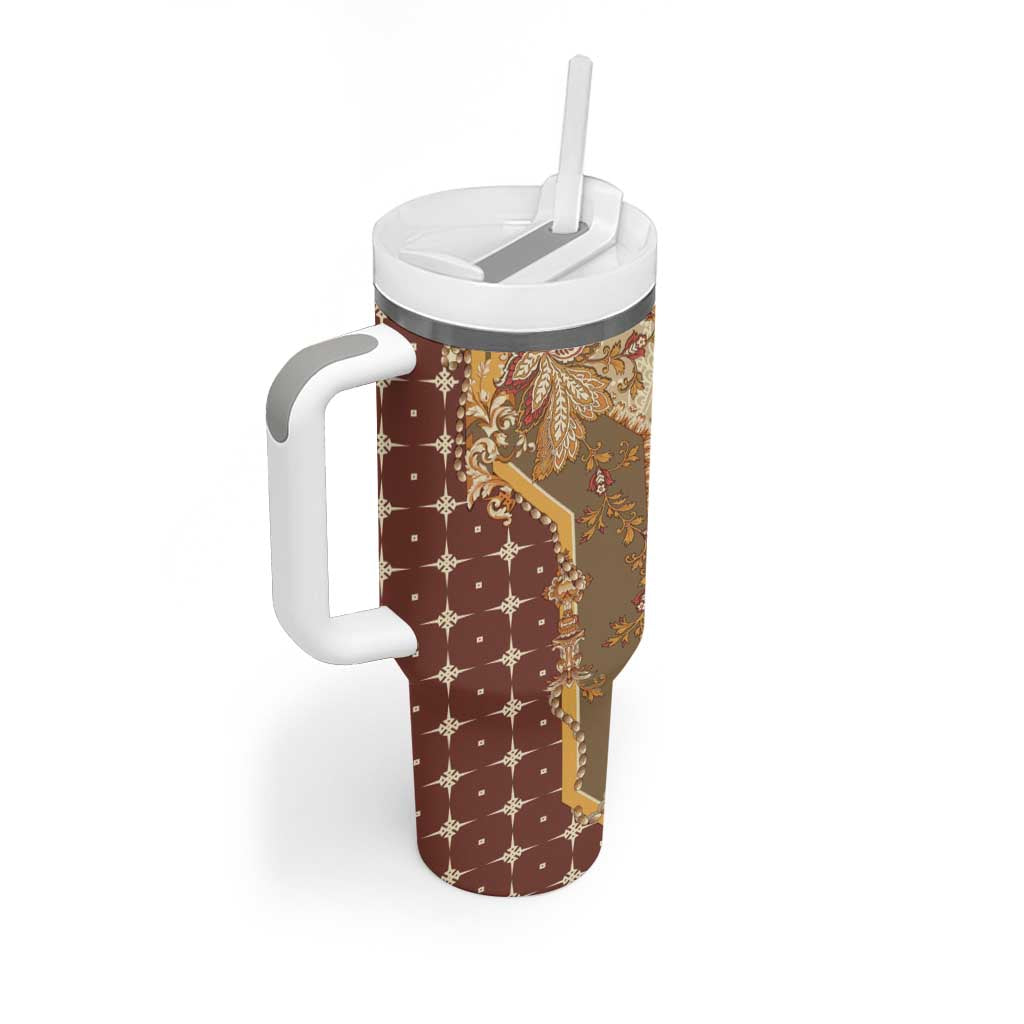 Mughal Empire Motif Unique Tumbler With Handle