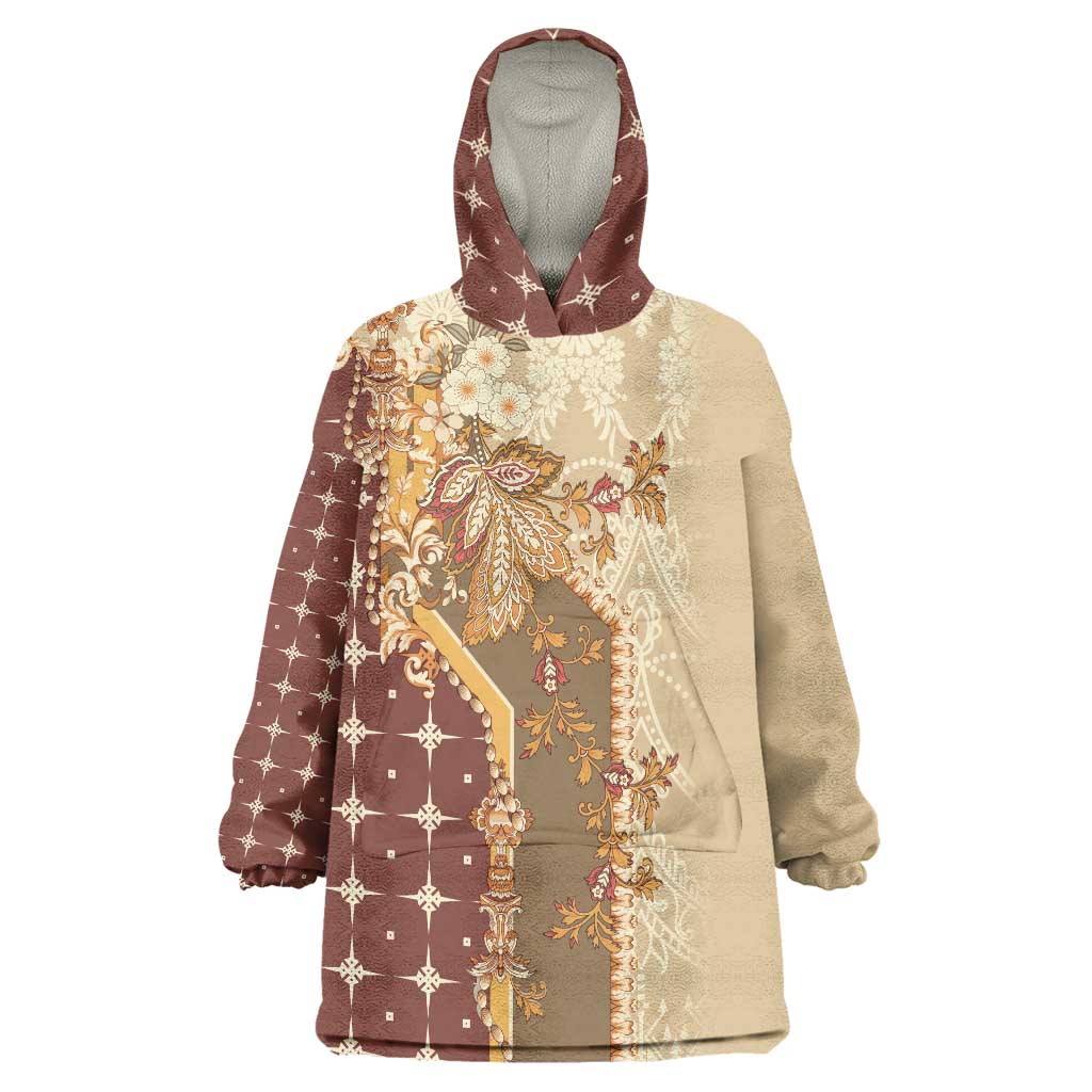 Mughal Empire Motif Unique Wearable Blanket Hoodie