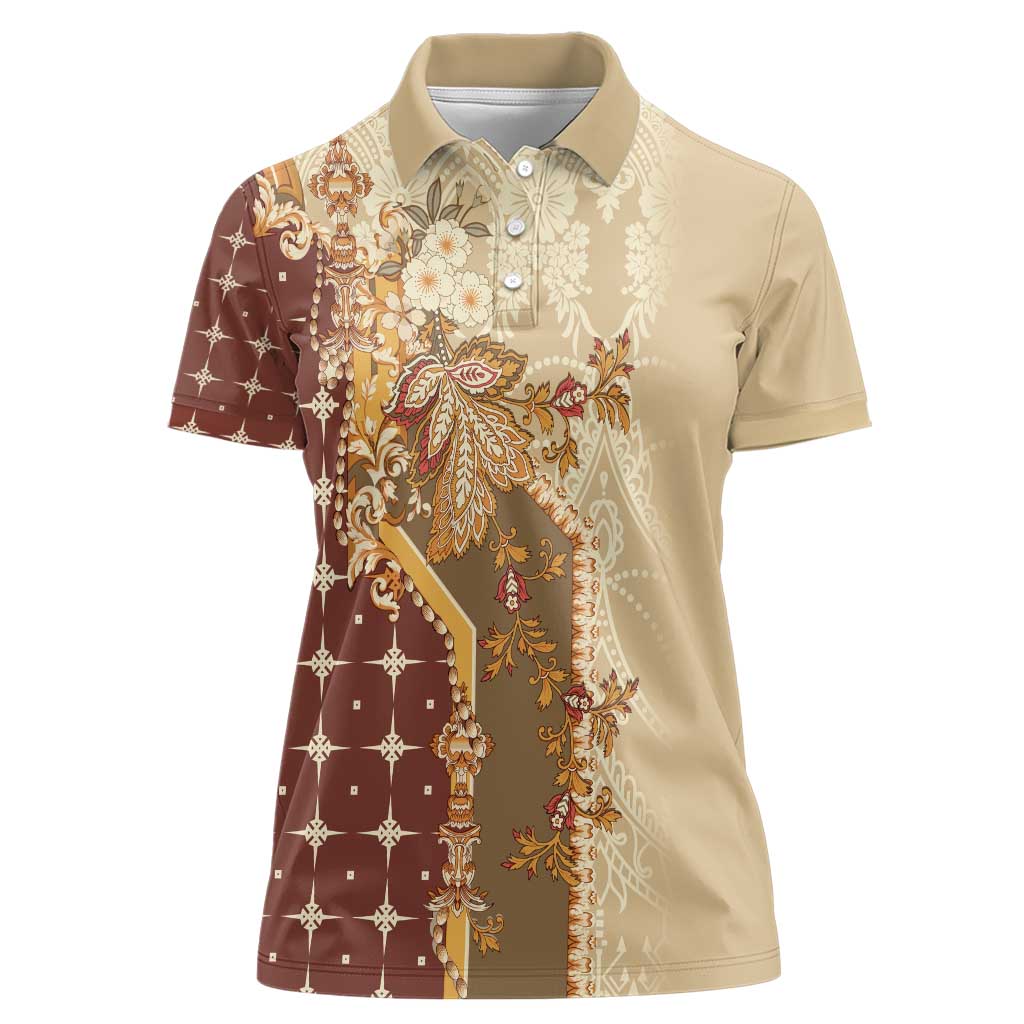 Mughal Empire Motif Unique Women Polo Shirt