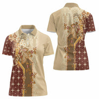 Mughal Empire Motif Unique Women Polo Shirt