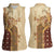 Mughal Empire Motif Unique Women Sleeveless Polo Shirt