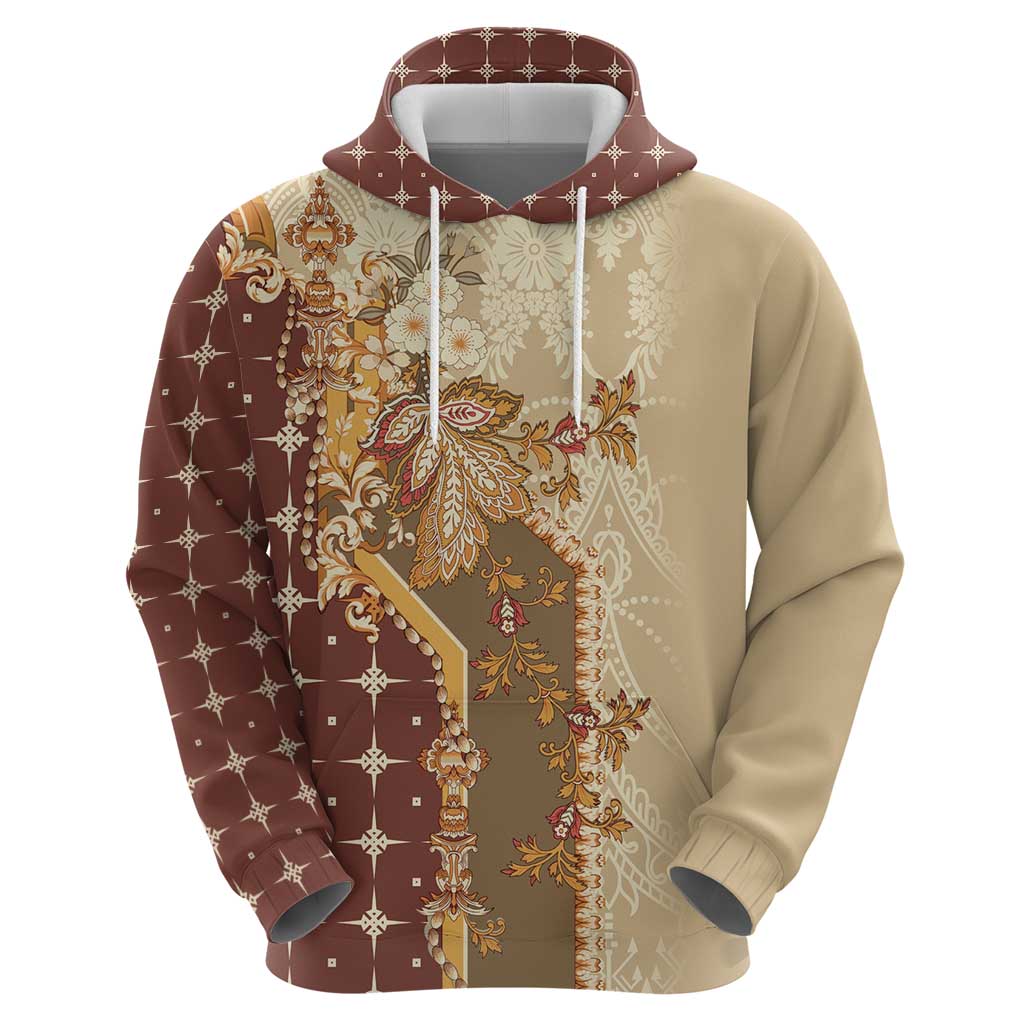 Mughal Empire Motif Unique Zip Hoodie