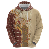 Mughal Empire Motif Unique Zip Hoodie