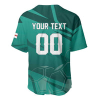 Custom Football 2026 Northern Ireland Baseball Jersey Green and White Army