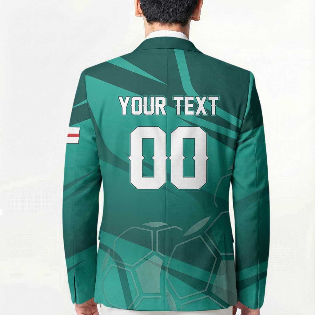 Custom Football 2026 Northern Ireland Blazer Green and White Army