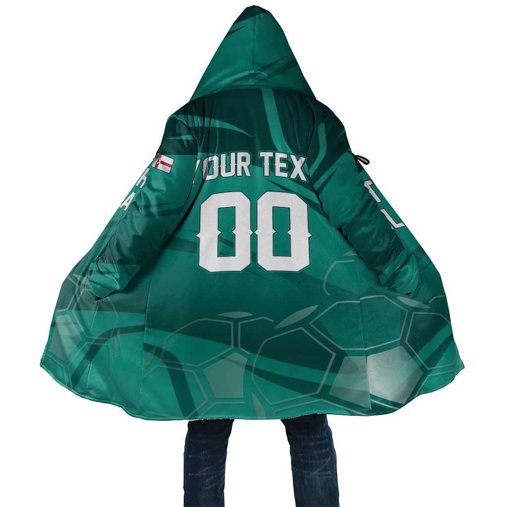 Custom Football 2026 Northern Ireland Cloak Green and White Army