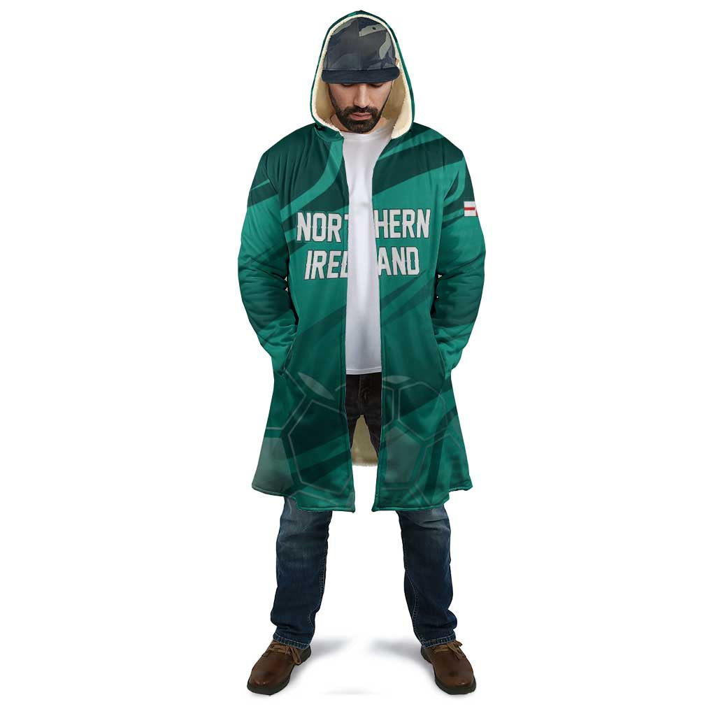Custom Football 2026 Northern Ireland Cloak Green and White Army