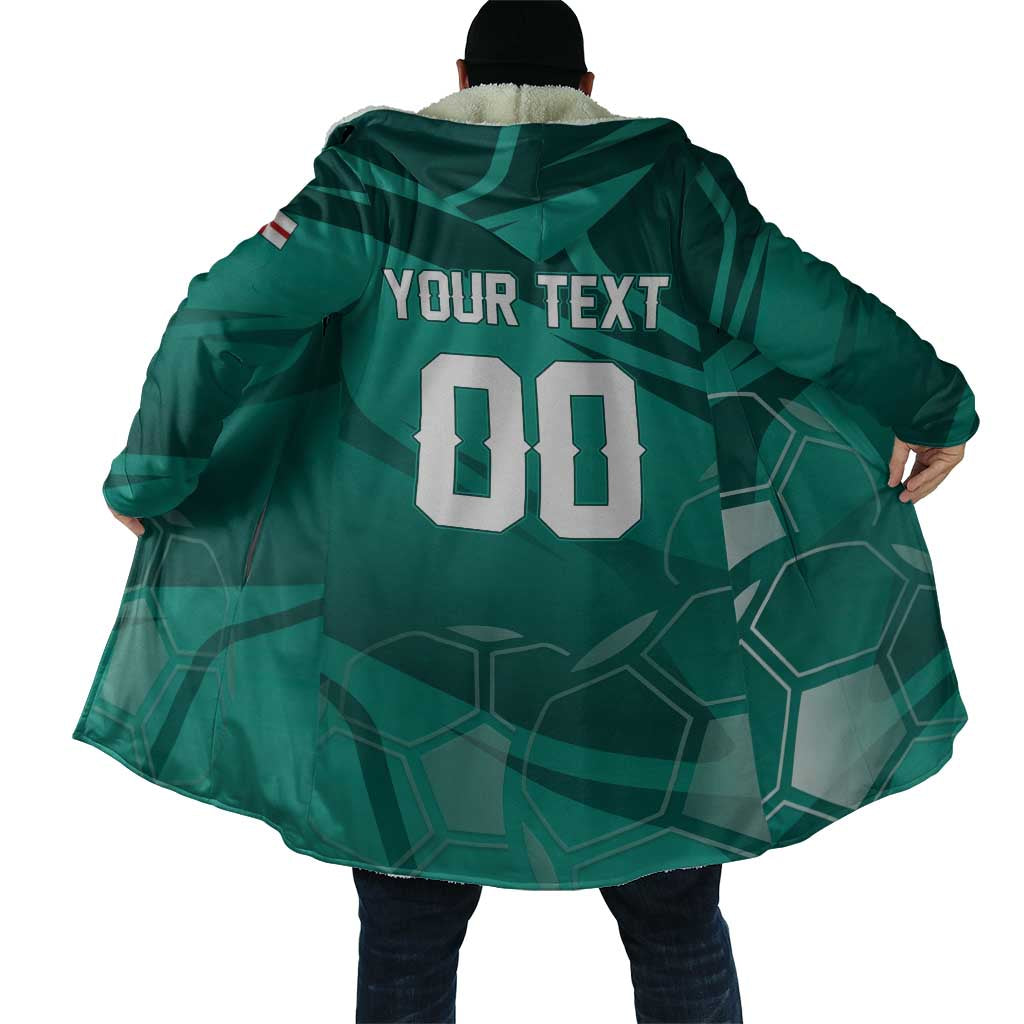 Custom Football 2026 Northern Ireland Cloak Green and White Army