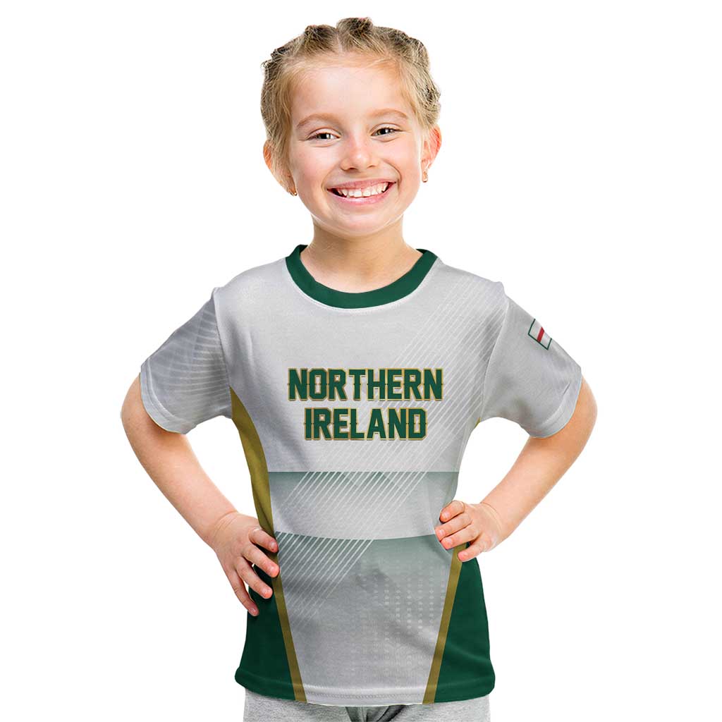 Custom Football 2026 Northern Ireland Kid T Shirt GAWA Norn Iron Go Champion