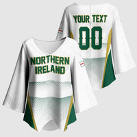 Custom Football 2026 Northern Ireland Kimono Sleeve Blouse GAWA Norn Iron Go Champion
