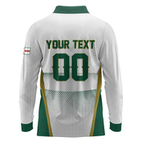 Custom Football 2026 Northern Ireland Long Sleeve Polo Shirt GAWA Norn Iron Go Champion