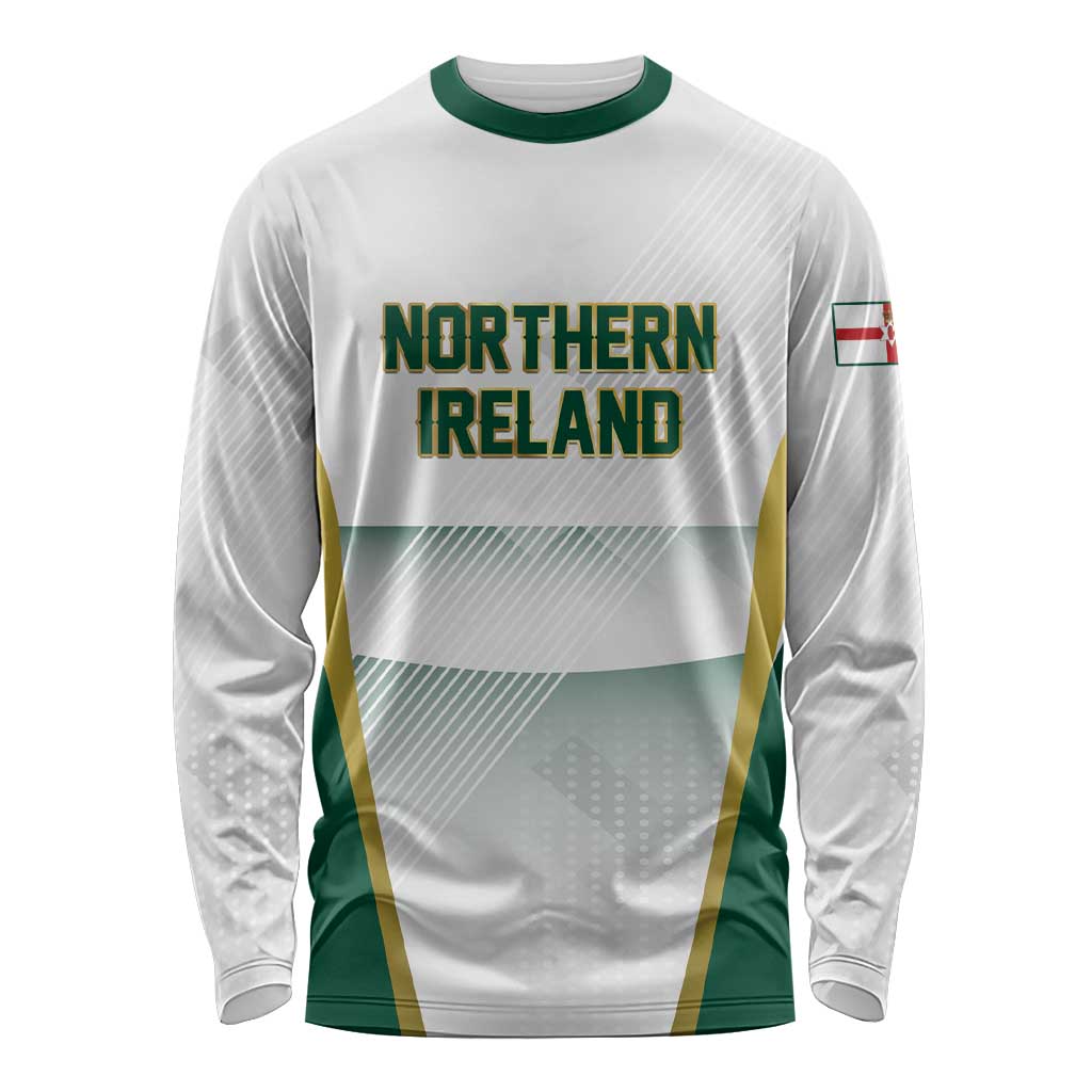 Custom Football 2026 Northern Ireland Long Sleeve Shirt GAWA Norn Iron Go Champion