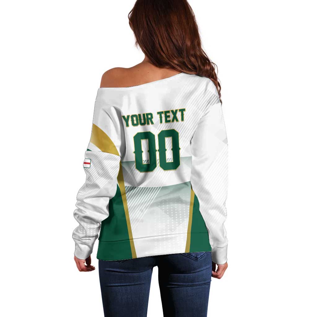Custom Football 2026 Northern Ireland Off Shoulder Sweater GAWA Norn Iron Go Champion