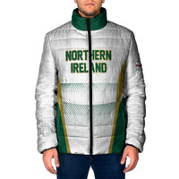 Custom Football 2026 Northern Ireland Padded Jacket GAWA Norn Iron Go Champion