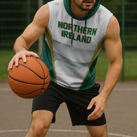 Custom Football 2026 Northern Ireland Sleeveless Hoodie GAWA Norn Iron Go Champion