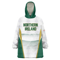 Custom Football 2026 Northern Ireland Wearable Blanket Hoodie GAWA Norn Iron Go Champion