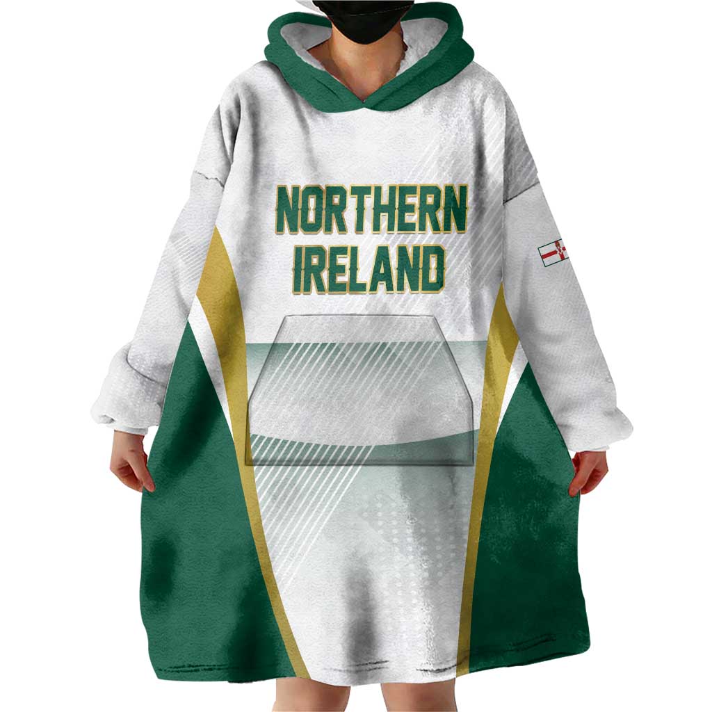 Custom Football 2026 Northern Ireland Wearable Blanket Hoodie GAWA Norn Iron Go Champion