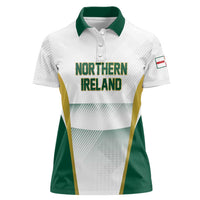 Custom Football 2026 Northern Ireland Women Polo Shirt GAWA Norn Iron Go Champion