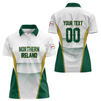 Custom Football 2026 Northern Ireland Women Polo Shirt GAWA Norn Iron Go Champion