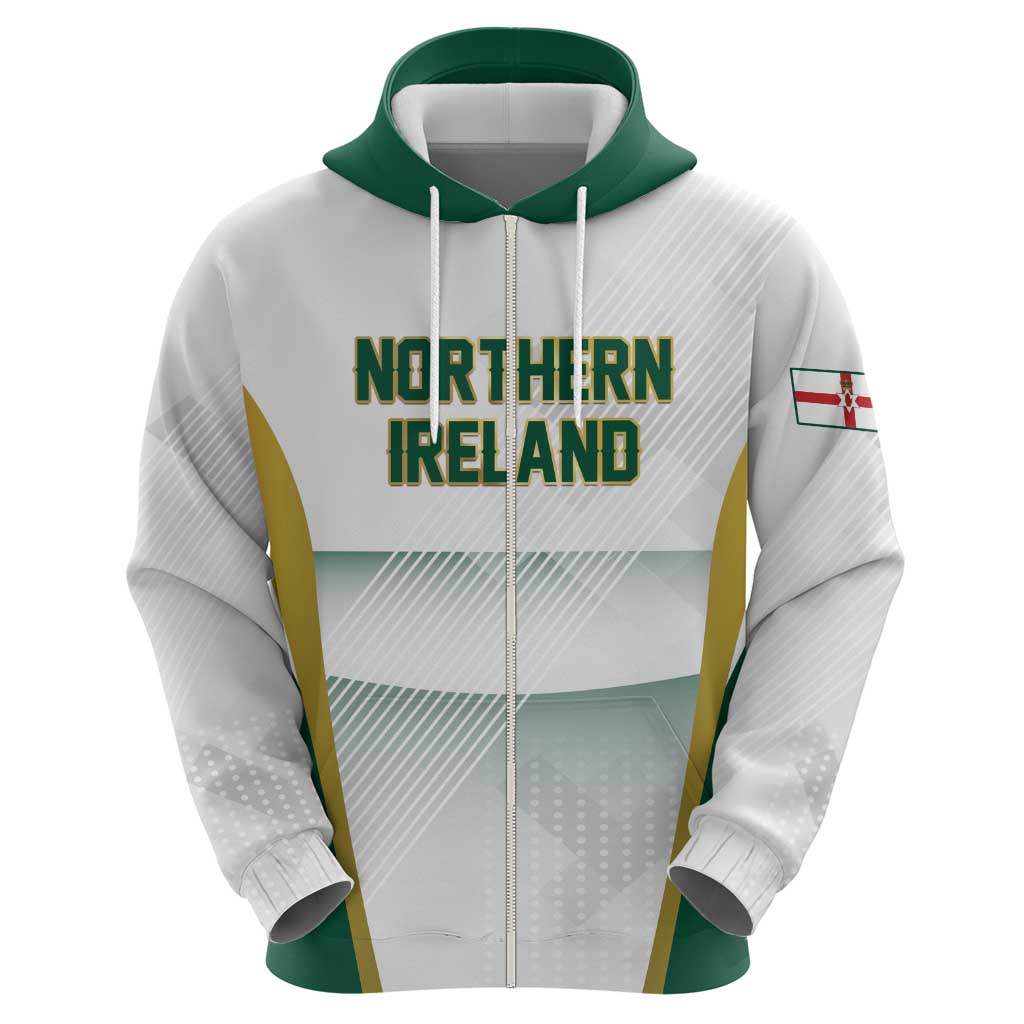Custom Football 2026 Northern Ireland Zip Hoodie GAWA Norn Iron Go Champion