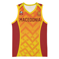 Custom Football 2026 Macedonia Basketball Jersey The Red Devils Go Glory