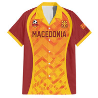 Custom Football 2026 Macedonia Hawaiian Shirt The Red Devils Go Glory