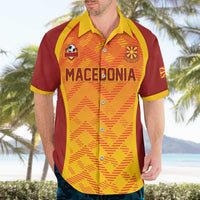 Custom Football 2026 Macedonia Hawaiian Shirt The Red Devils Go Glory
