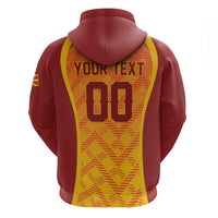Custom Football 2026 Macedonia Hoodie The Red Devils Go Glory