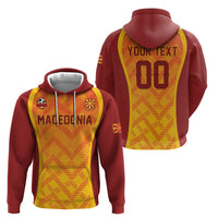 Custom Football 2026 Macedonia Hoodie The Red Devils Go Glory