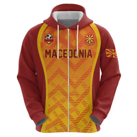 Custom Football 2026 Macedonia Hoodie The Red Devils Go Glory