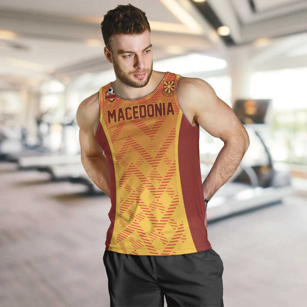 Custom Football 2026 Macedonia Men Tank Top The Red Devils Go Glory