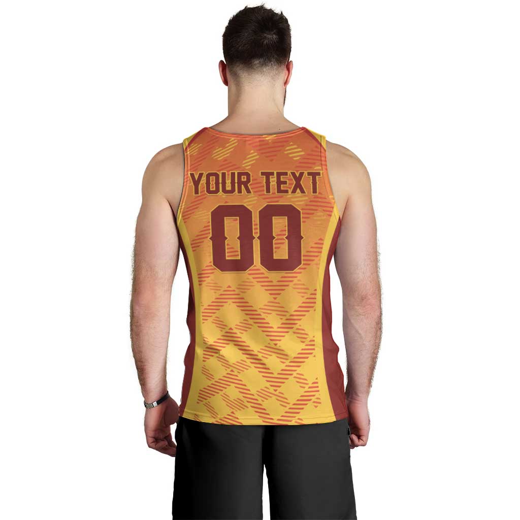 Custom Football 2026 Macedonia Men Tank Top The Red Devils Go Glory