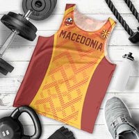 Custom Football 2026 Macedonia Men Tank Top The Red Devils Go Glory