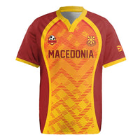Custom Football 2026 Macedonia Rugby Jersey The Red Devils Go Glory