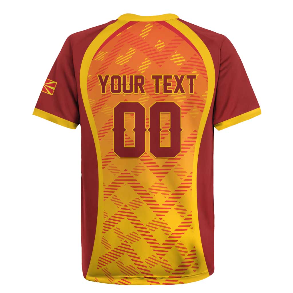 Custom Football 2026 Macedonia Rugby Jersey The Red Devils Go Glory