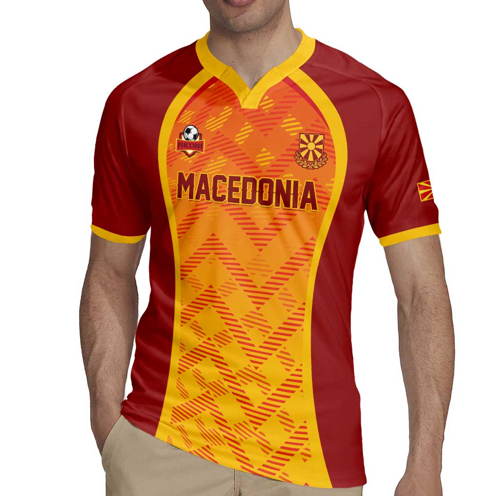 Custom Football 2026 Macedonia Rugby Jersey The Red Devils Go Glory