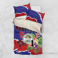 Belize 501 Tropical Black Orchid Bedding Set Grunge Stylized