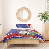 Belize 501 Tropical Black Orchid Bedding Set Grunge Stylized