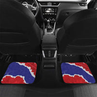 Belize 501 Tropical Black Orchid Car Mats Grunge Stylized