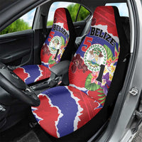 Belize 501 Tropical Black Orchid Car Seat Cover Grunge Stylized