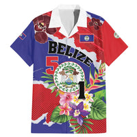 Personalised Belize 501 Tropical Black Orchid Family Matching Mermaid Dress and Hawaiian Shirt Grunge Stylized