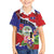 Personalised Belize 501 Tropical Black Orchid Family Matching Summer Maxi Dress and Hawaiian Shirt Grunge Stylized