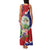 Personalised Belize 501 Tropical Black Orchid Family Matching Tank Maxi Dress and Hawaiian Shirt Grunge Stylized