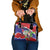Belize 501 Tropical Black Orchid Shoulder Handbag Grunge Stylized