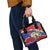Belize 501 Tropical Black Orchid Shoulder Handbag Grunge Stylized