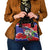 Belize 501 Tropical Black Orchid Shoulder Handbag Grunge Stylized