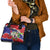 Belize 501 Tropical Black Orchid Shoulder Handbag Grunge Stylized